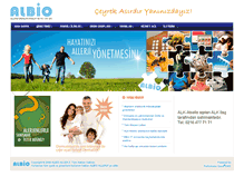 Tablet Screenshot of albio-allerji.com